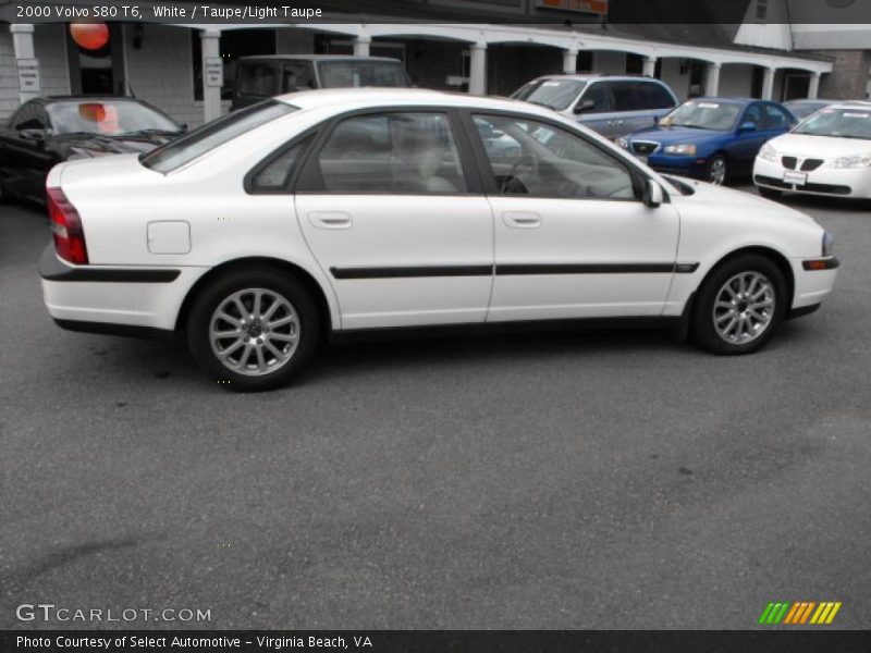 White / Taupe/Light Taupe 2000 Volvo S80 T6