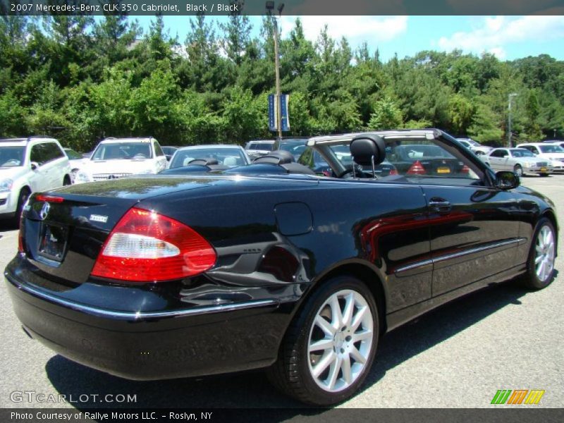 Black / Black 2007 Mercedes-Benz CLK 350 Cabriolet