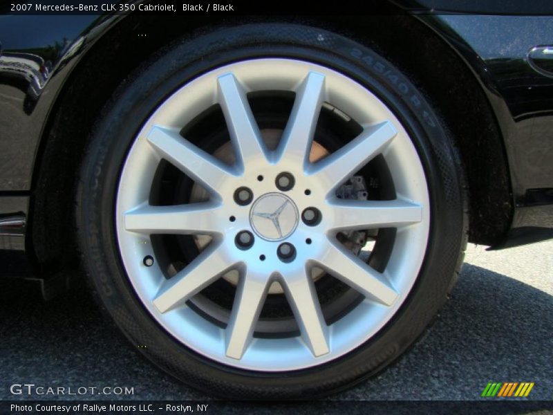 Black / Black 2007 Mercedes-Benz CLK 350 Cabriolet