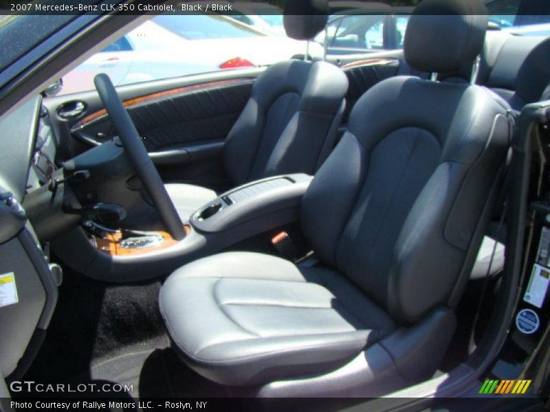 Black / Black 2007 Mercedes-Benz CLK 350 Cabriolet