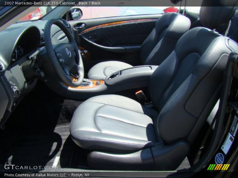 Black / Black 2007 Mercedes-Benz CLK 350 Cabriolet