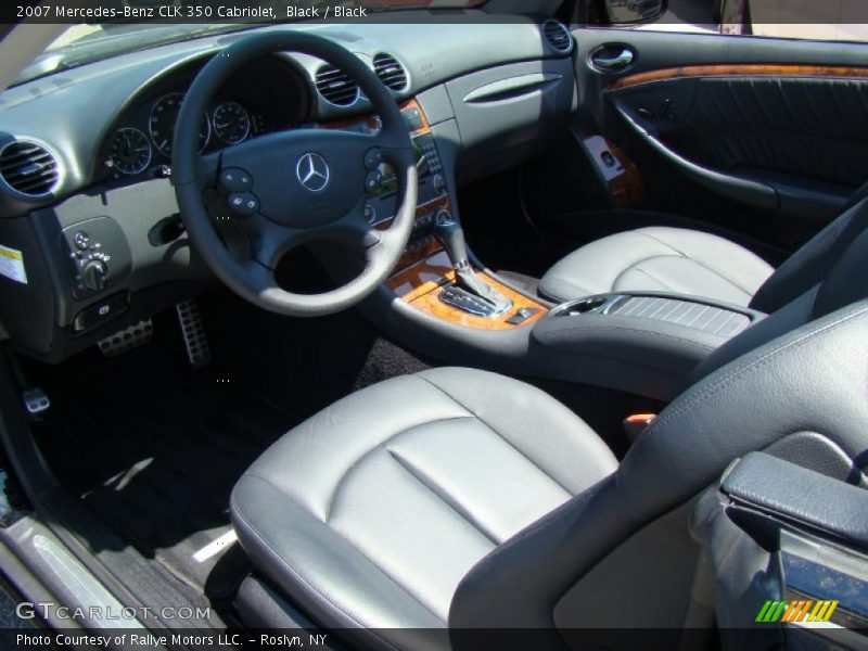 Black / Black 2007 Mercedes-Benz CLK 350 Cabriolet