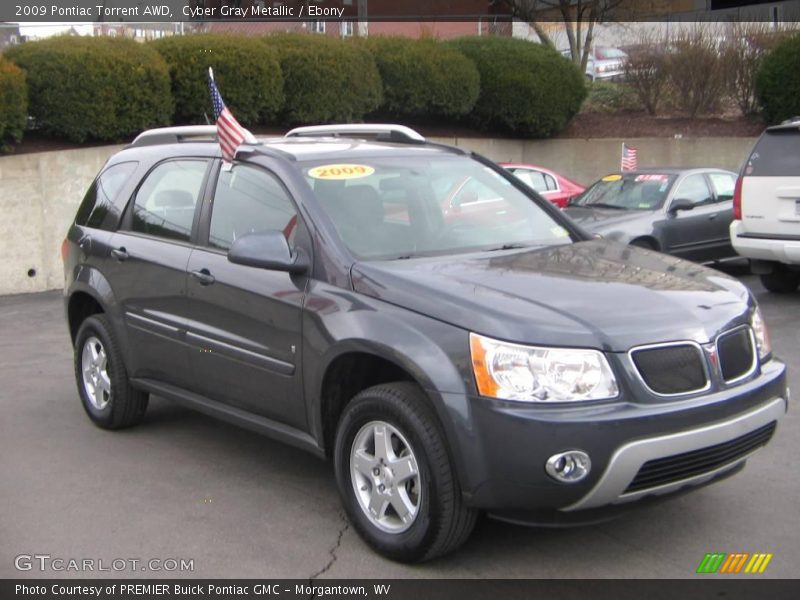 Cyber Gray Metallic / Ebony 2009 Pontiac Torrent AWD