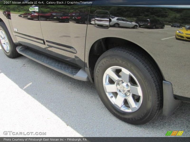 Galaxy Black / Graphite/Titanium 2007 Nissan Armada LE 4x4