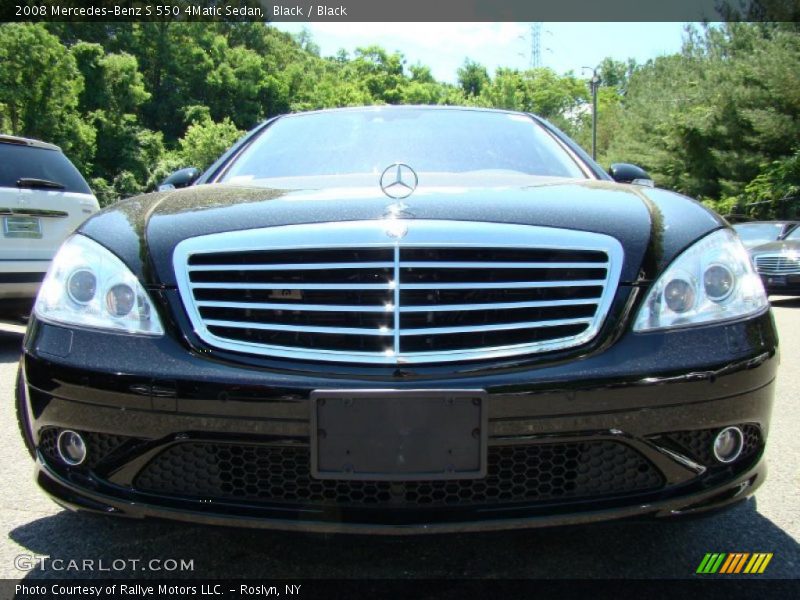 Black / Black 2008 Mercedes-Benz S 550 4Matic Sedan