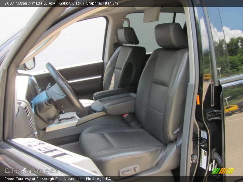Galaxy Black / Graphite/Titanium 2007 Nissan Armada LE 4x4
