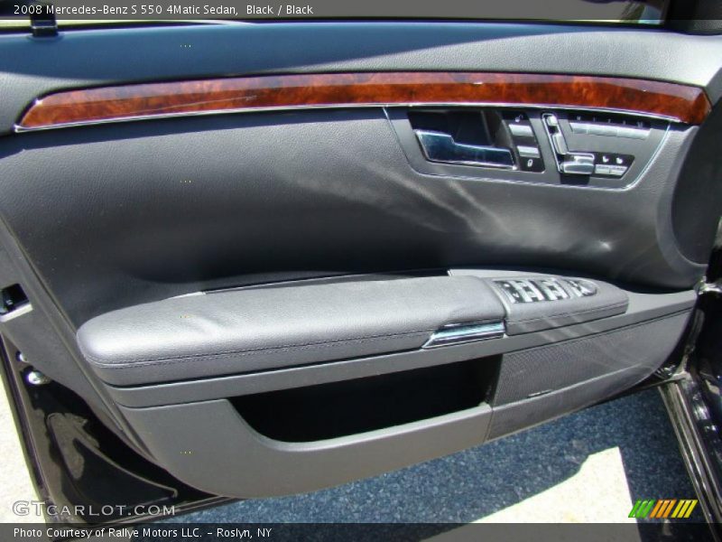Black / Black 2008 Mercedes-Benz S 550 4Matic Sedan