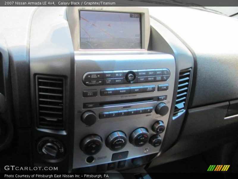Galaxy Black / Graphite/Titanium 2007 Nissan Armada LE 4x4