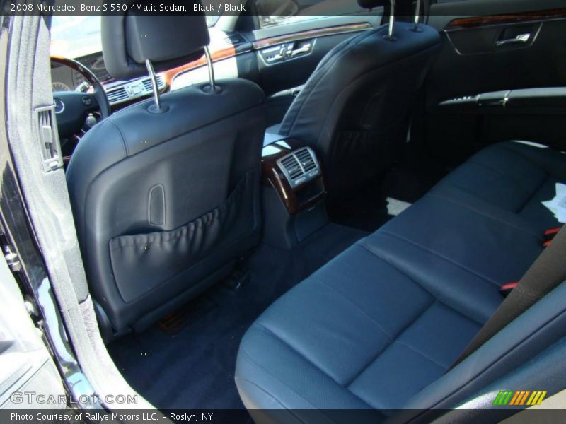Black / Black 2008 Mercedes-Benz S 550 4Matic Sedan
