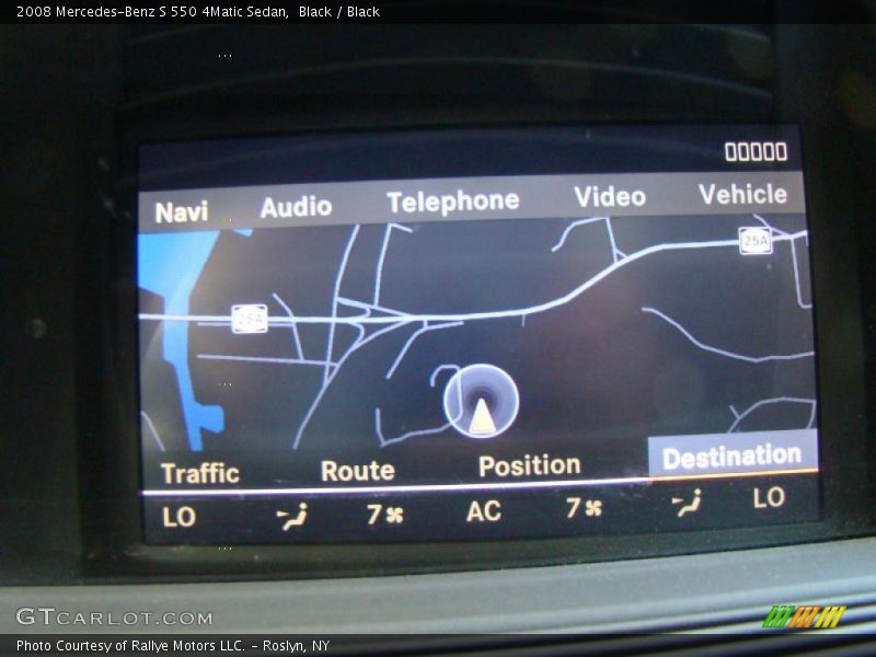 Black / Black 2008 Mercedes-Benz S 550 4Matic Sedan