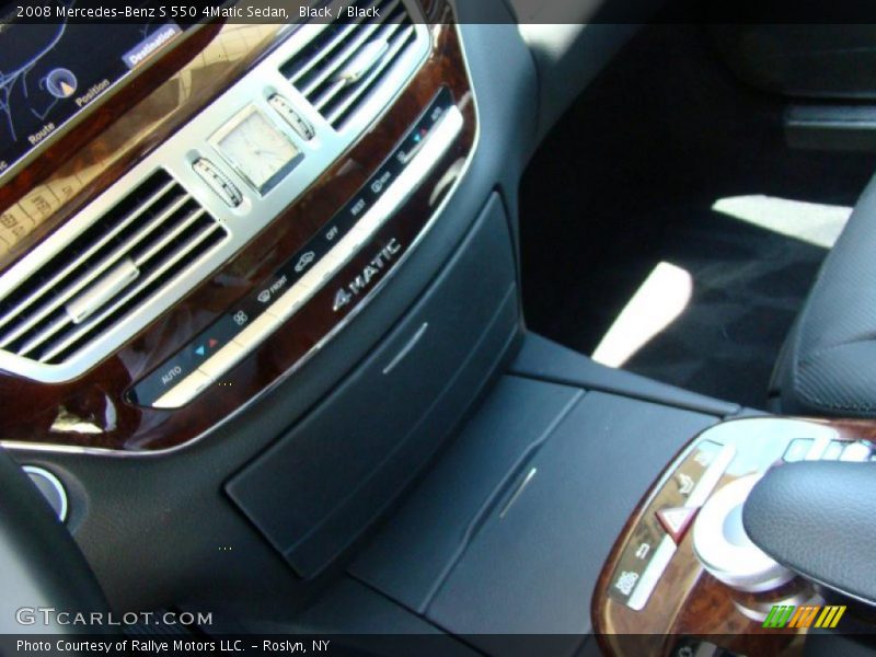 Black / Black 2008 Mercedes-Benz S 550 4Matic Sedan