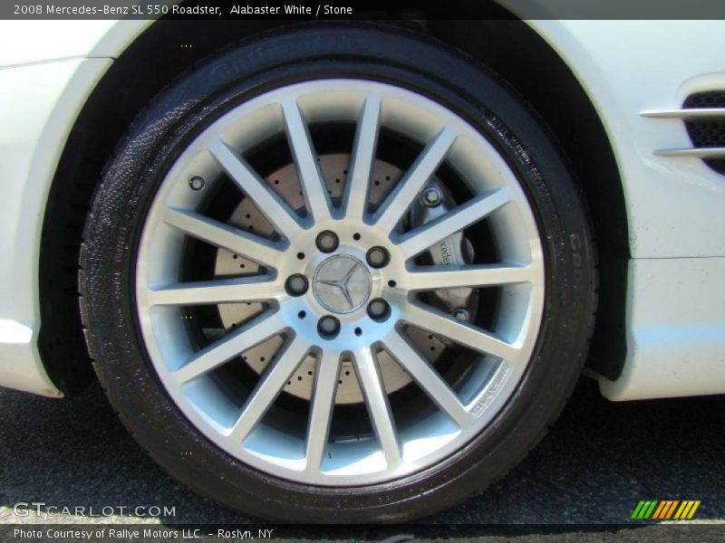 Alabaster White / Stone 2008 Mercedes-Benz SL 550 Roadster