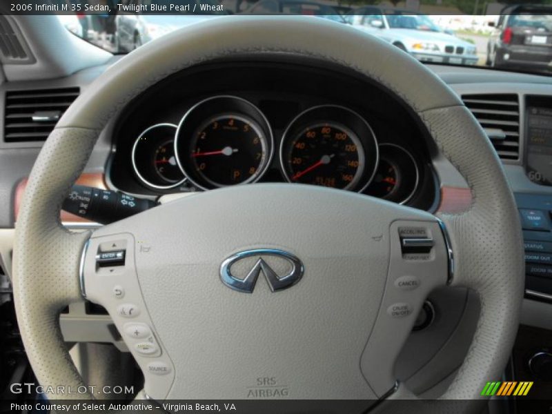 Twilight Blue Pearl / Wheat 2006 Infiniti M 35 Sedan