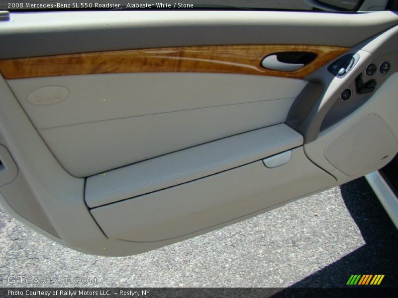 Alabaster White / Stone 2008 Mercedes-Benz SL 550 Roadster