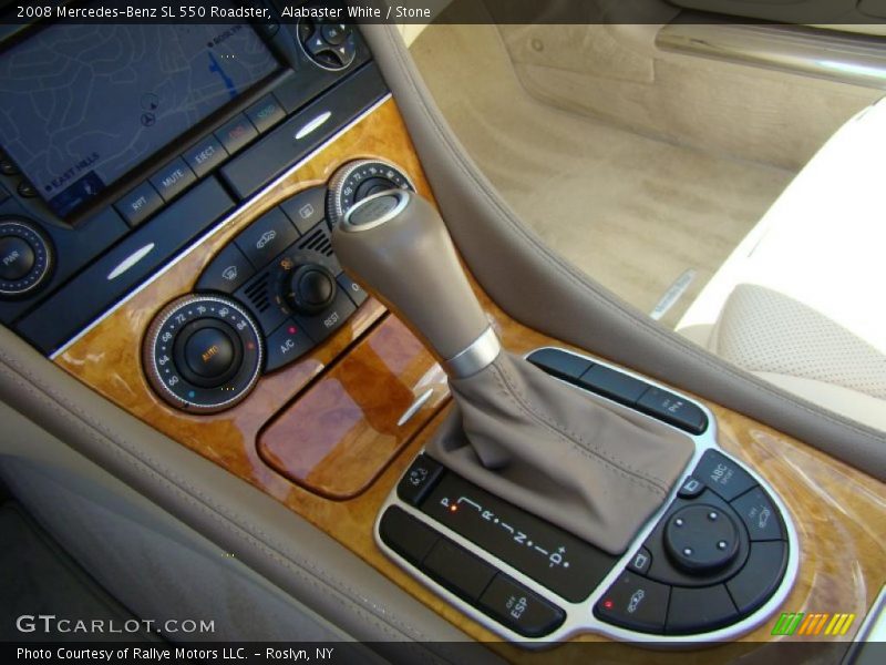 Alabaster White / Stone 2008 Mercedes-Benz SL 550 Roadster