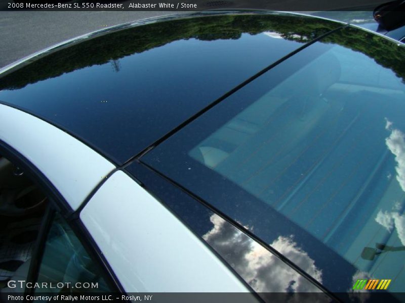 Alabaster White / Stone 2008 Mercedes-Benz SL 550 Roadster