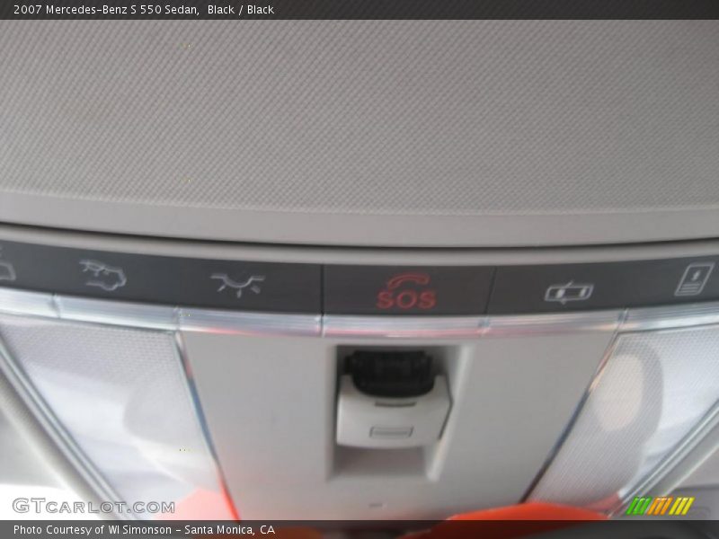 Black / Black 2007 Mercedes-Benz S 550 Sedan