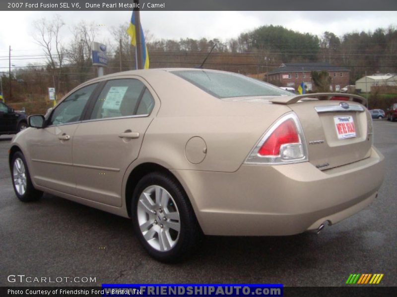 Dune Pearl Metallic / Camel 2007 Ford Fusion SEL V6