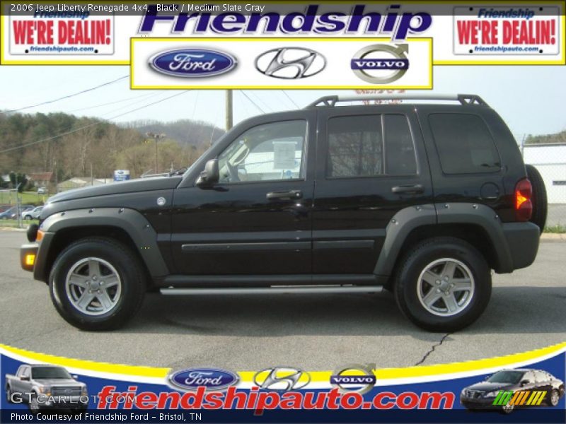 Black / Medium Slate Gray 2006 Jeep Liberty Renegade 4x4
