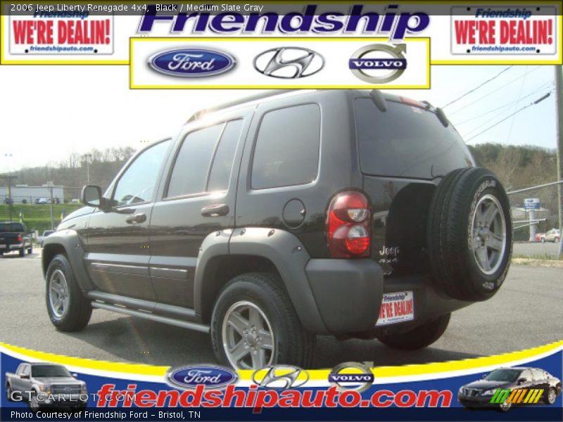 Black / Medium Slate Gray 2006 Jeep Liberty Renegade 4x4