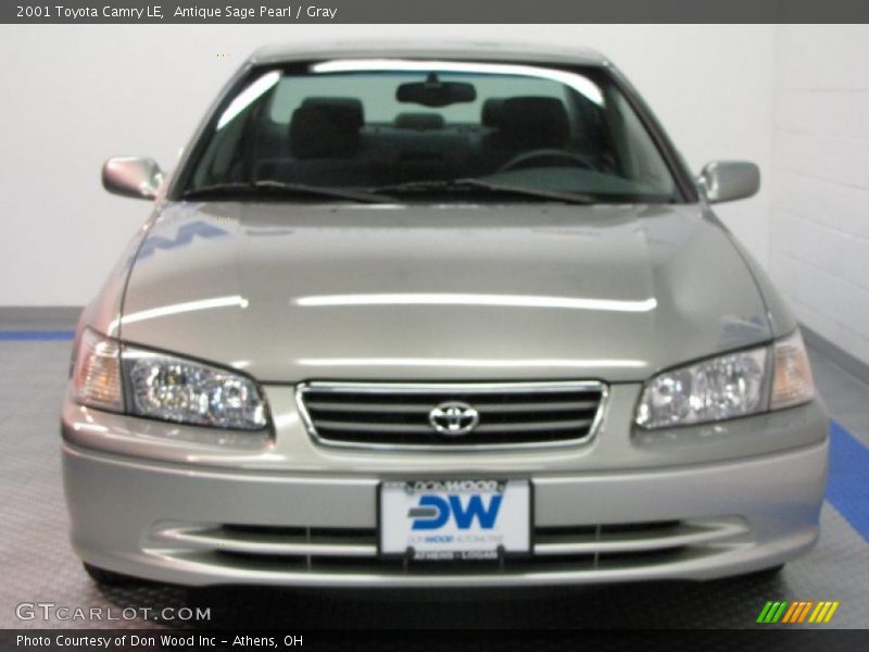 Antique Sage Pearl / Gray 2001 Toyota Camry LE