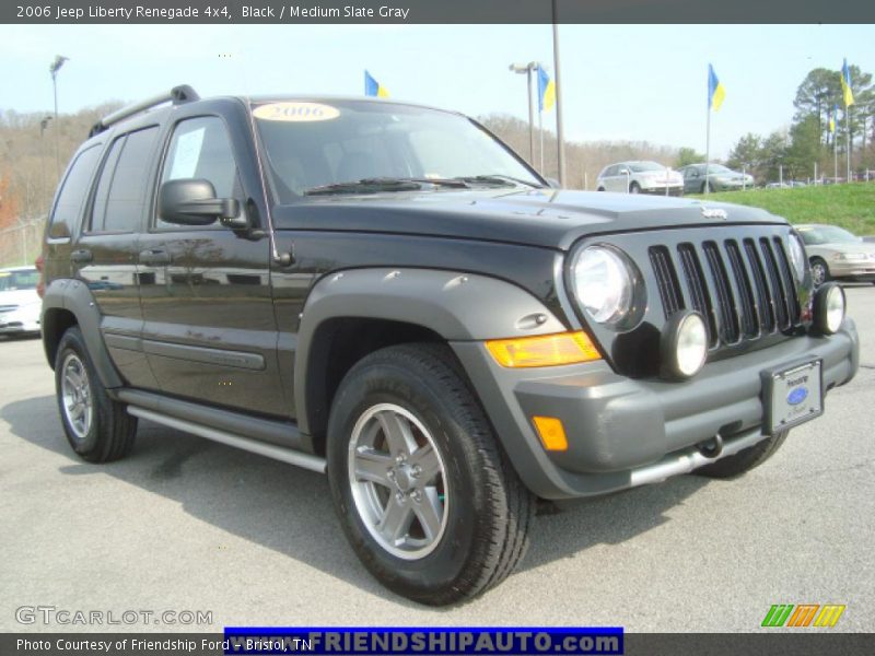 Black / Medium Slate Gray 2006 Jeep Liberty Renegade 4x4
