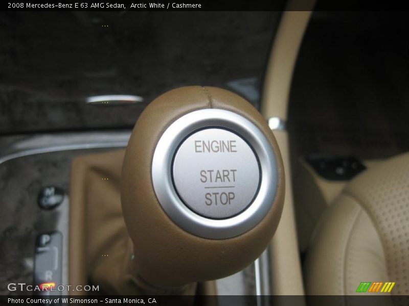 Arctic White / Cashmere 2008 Mercedes-Benz E 63 AMG Sedan