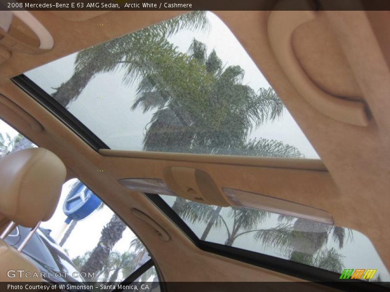 Arctic White / Cashmere 2008 Mercedes-Benz E 63 AMG Sedan