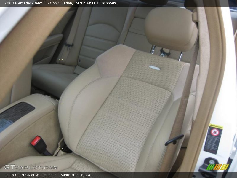 Arctic White / Cashmere 2008 Mercedes-Benz E 63 AMG Sedan