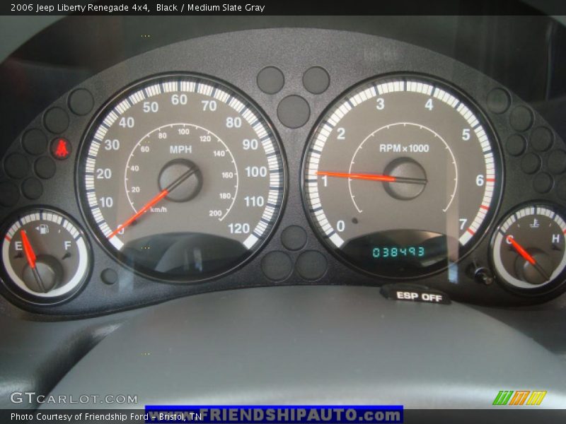 Black / Medium Slate Gray 2006 Jeep Liberty Renegade 4x4