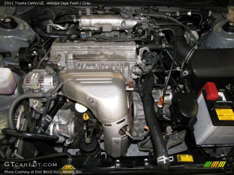 Antique Sage Pearl / Gray 2001 Toyota Camry LE