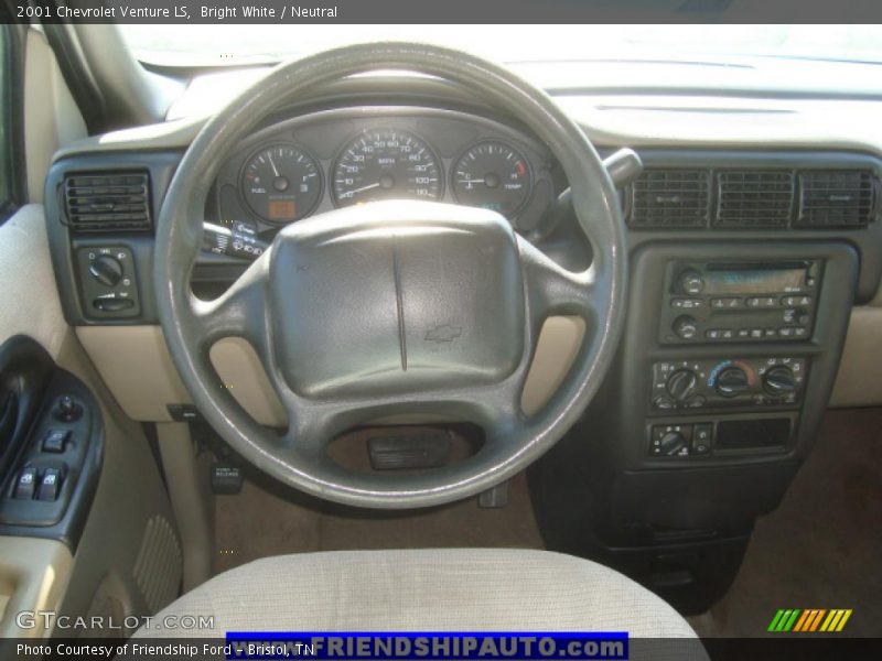 Bright White / Neutral 2001 Chevrolet Venture LS