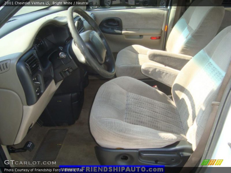 Bright White / Neutral 2001 Chevrolet Venture LS