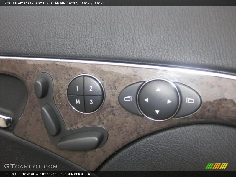Black / Black 2008 Mercedes-Benz E 350 4Matic Sedan