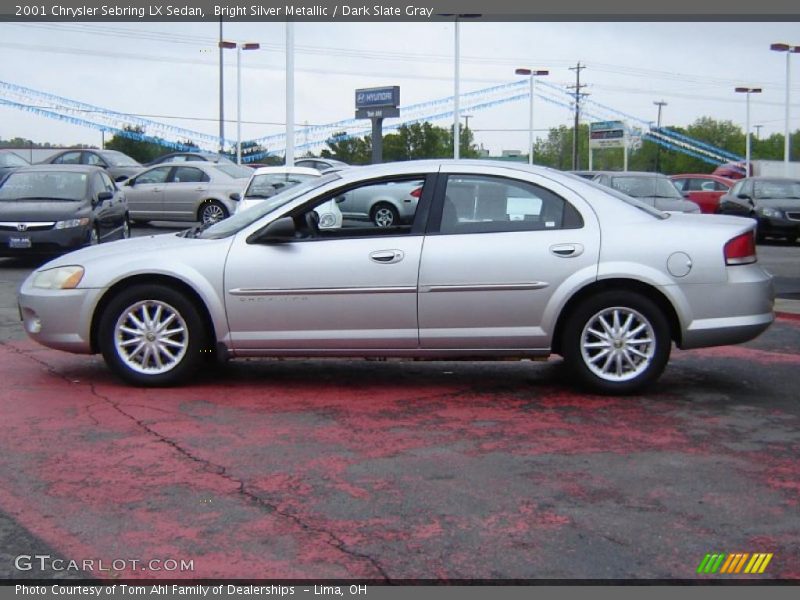 Bright Silver Metallic / Dark Slate Gray 2001 Chrysler Sebring LX Sedan