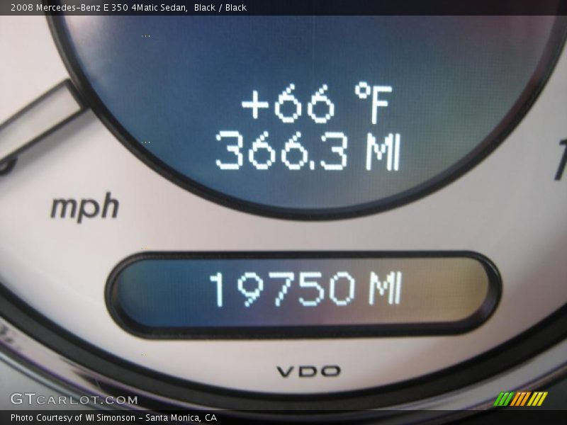 Black / Black 2008 Mercedes-Benz E 350 4Matic Sedan