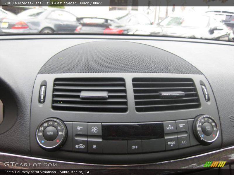 Black / Black 2008 Mercedes-Benz E 350 4Matic Sedan