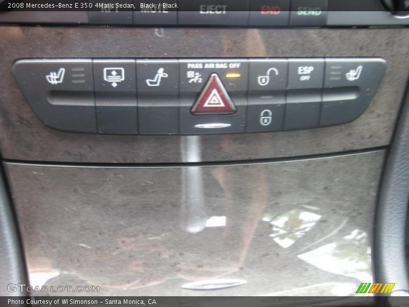 Black / Black 2008 Mercedes-Benz E 350 4Matic Sedan