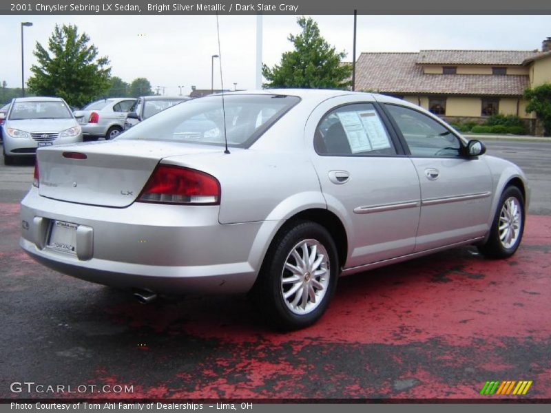 Bright Silver Metallic / Dark Slate Gray 2001 Chrysler Sebring LX Sedan