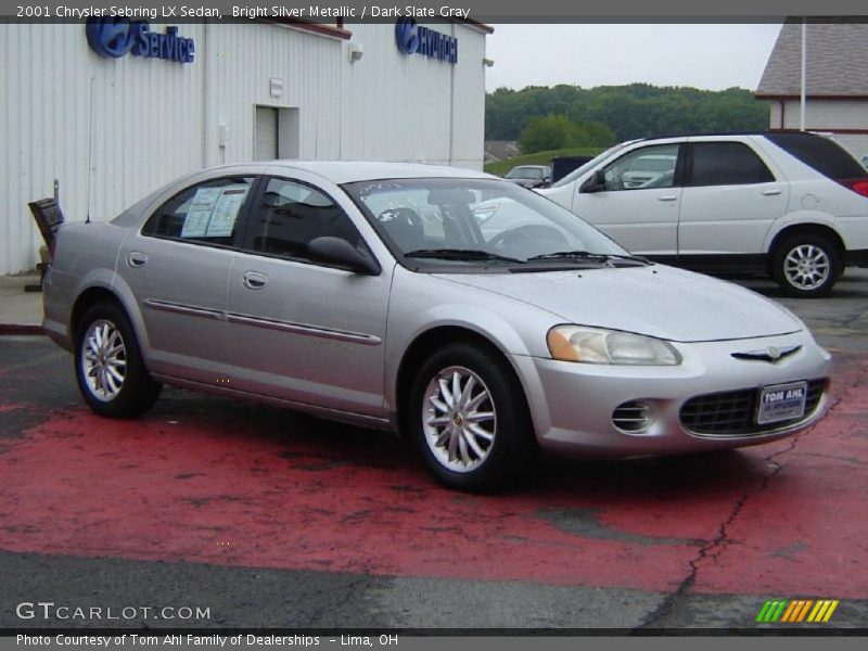 Bright Silver Metallic / Dark Slate Gray 2001 Chrysler Sebring LX Sedan