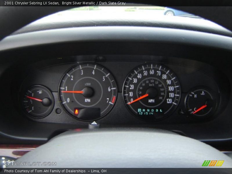 Bright Silver Metallic / Dark Slate Gray 2001 Chrysler Sebring LX Sedan