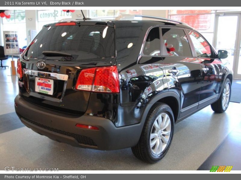 Ebony Black / Black 2011 Kia Sorento LX V6