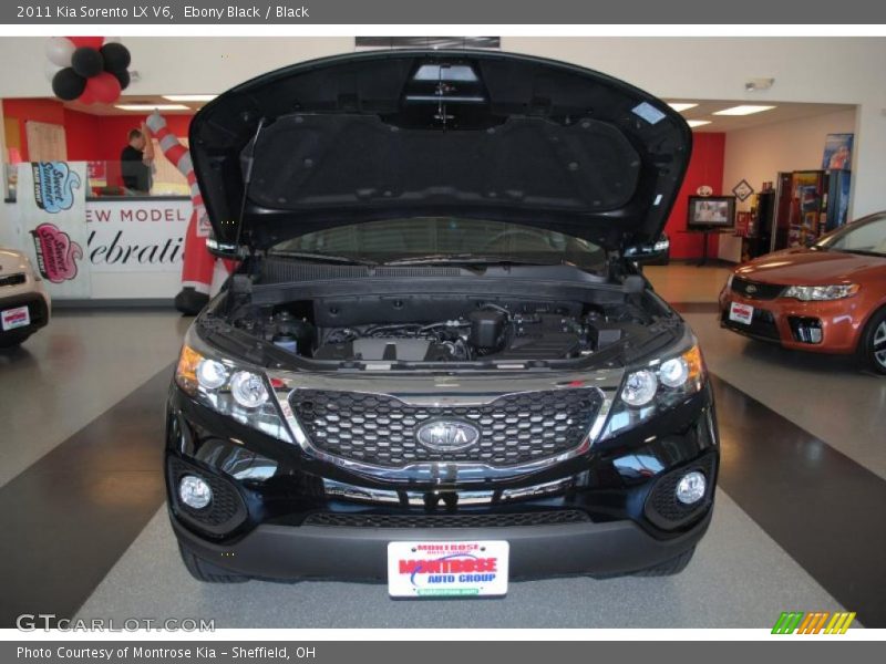 Ebony Black / Black 2011 Kia Sorento LX V6