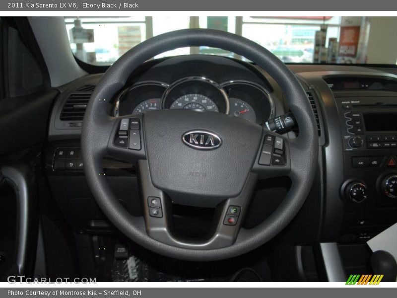 Ebony Black / Black 2011 Kia Sorento LX V6