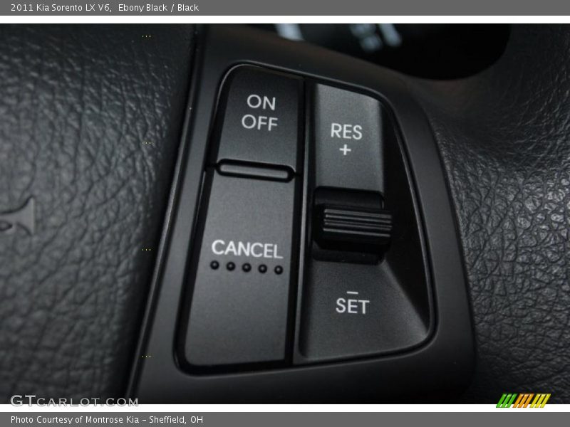 Ebony Black / Black 2011 Kia Sorento LX V6