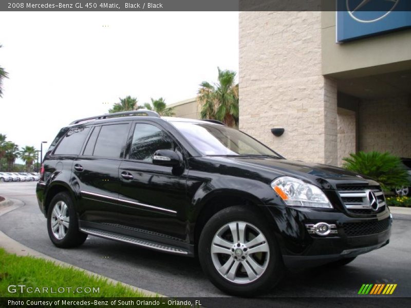 Black / Black 2008 Mercedes-Benz GL 450 4Matic