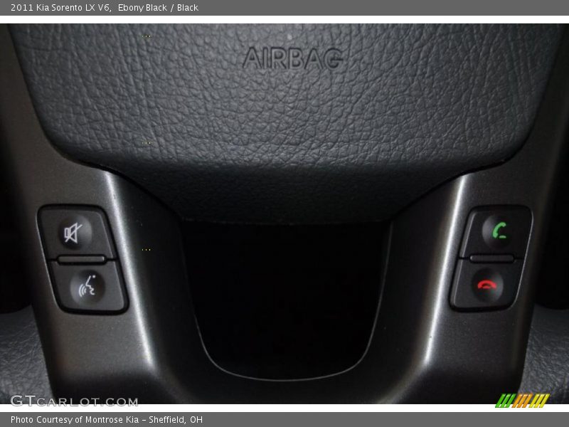 Ebony Black / Black 2011 Kia Sorento LX V6