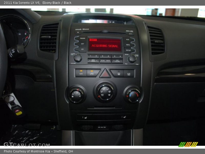 Ebony Black / Black 2011 Kia Sorento LX V6