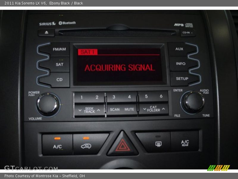 Ebony Black / Black 2011 Kia Sorento LX V6