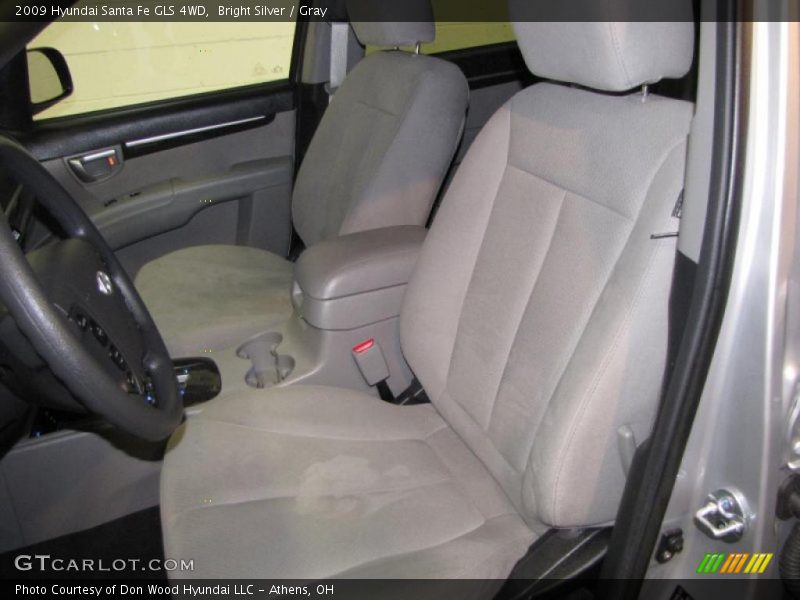 Bright Silver / Gray 2009 Hyundai Santa Fe GLS 4WD